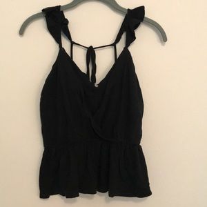 Peplum Blouse with cute racer back detail